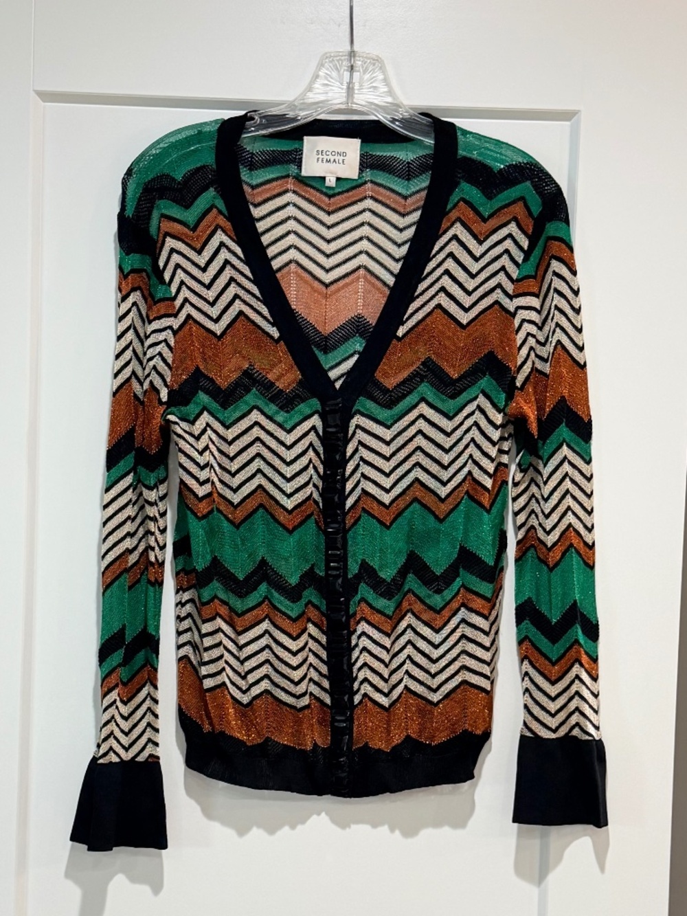 Second Female Cardigan Women's Size L - Picture 2 of 6
